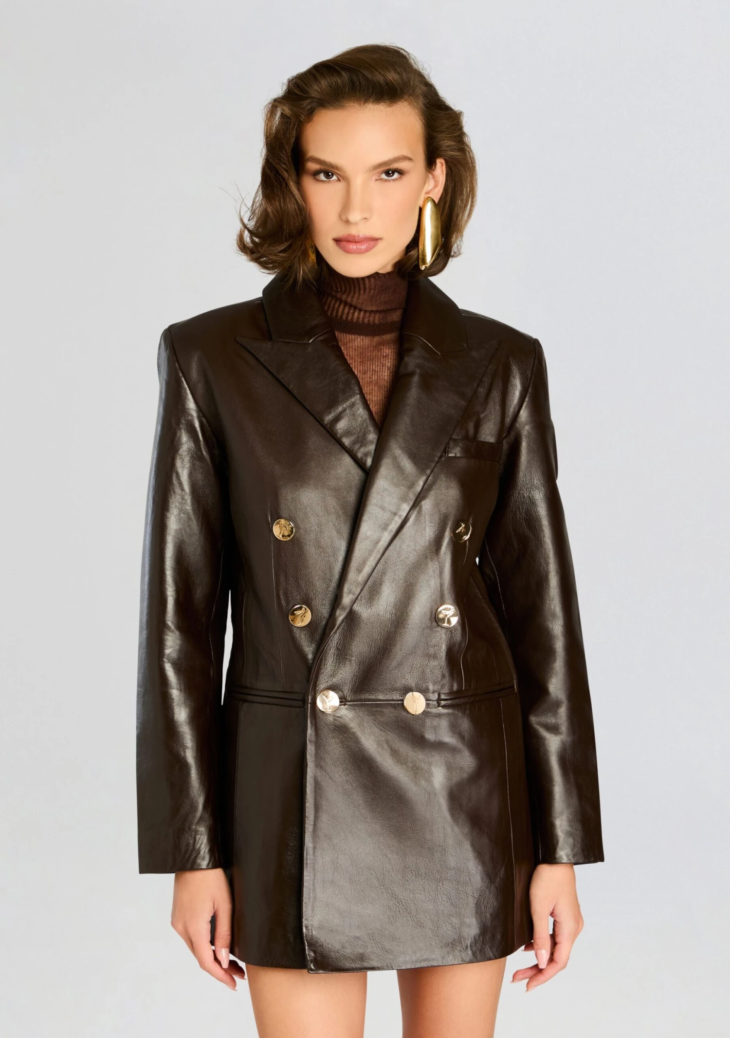 Tilda Leather Blazer Jacket 6 Tilda Leather Blazer Jacket - Image 6