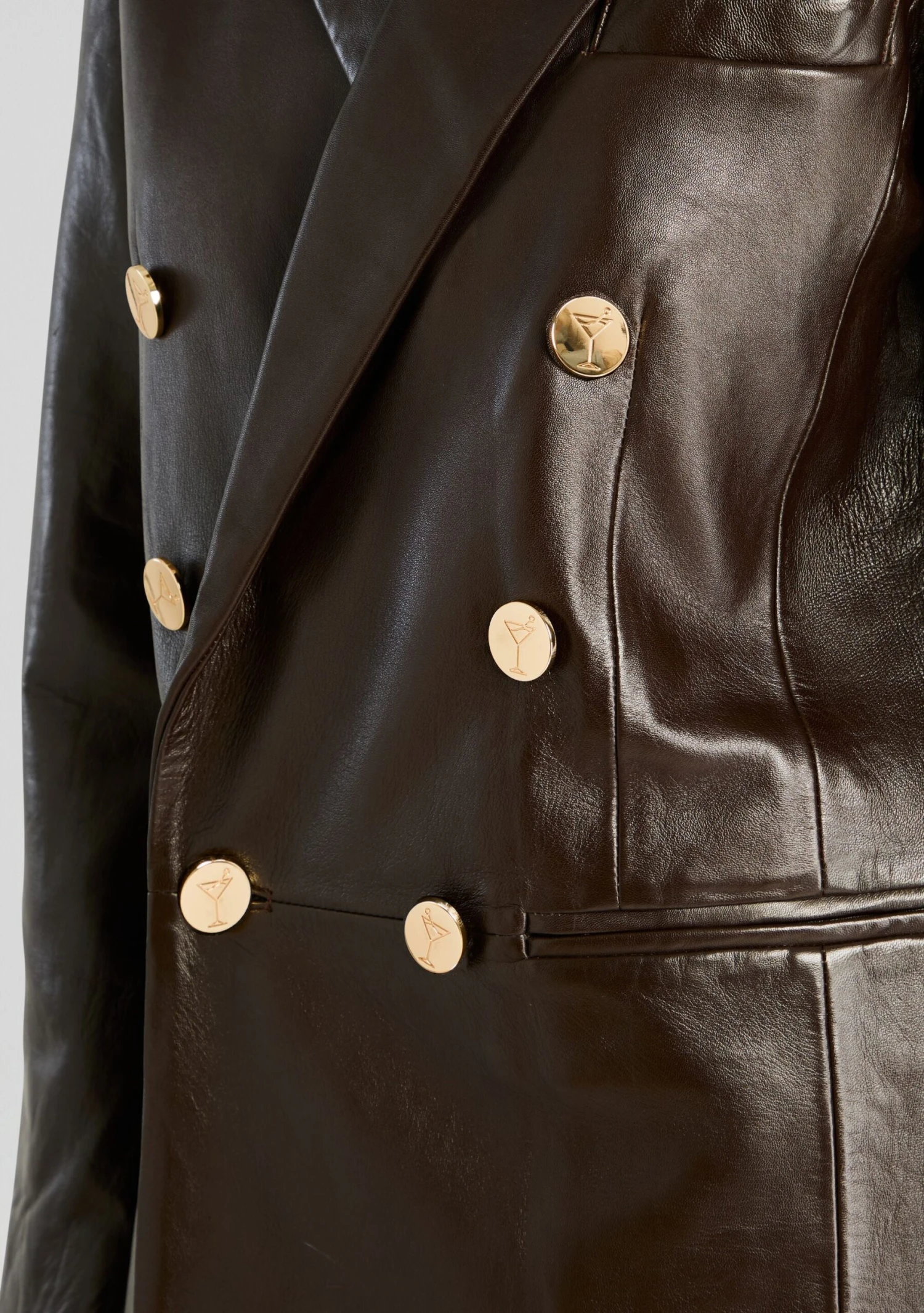 Tilda Leather Blazer Jacket 3 Tilda Leather Blazer Jacket - Image 3