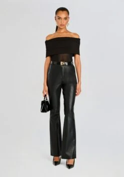 Ronja Vegan Leather Trouser 9 Ronja Vegan Leather Trouser -Retrofete Clothing Shop Ecommerce Crop 24 09 11 WILLA BODYSUIT RONJA FAUX LEATHER TROUSER BLACK 1751 ECOMM e2b4ab3f 902a 49f6 833c 249ae129d17a