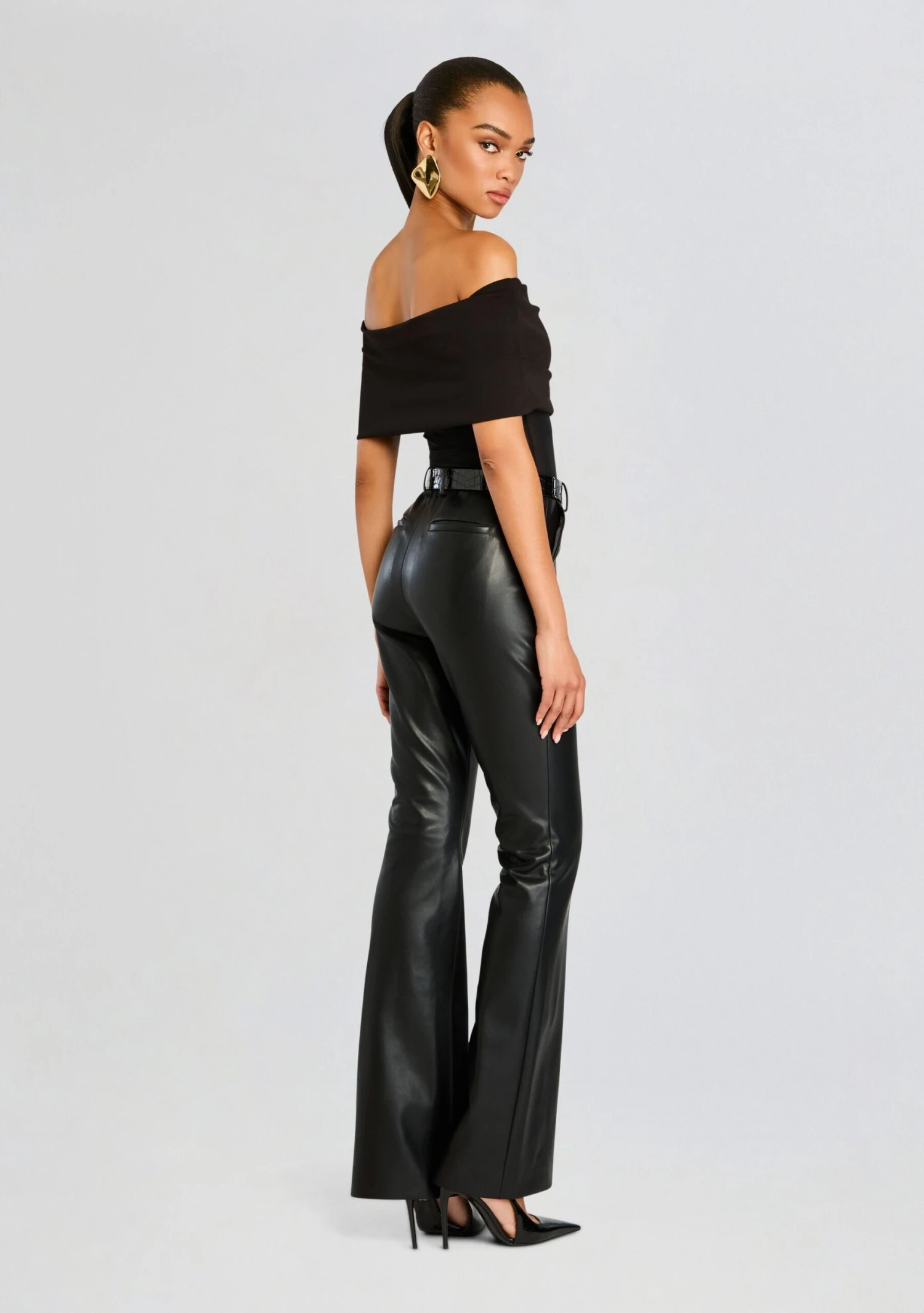 Ronja Vegan Leather Trouser 4 Ronja Vegan Leather Trouser - Image 4