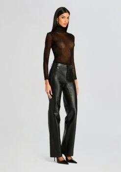 Adelina Leather Pant -Retrofete Clothing Shop Ecommerce Crop 24 09 26 AdelinaLeatherPant Black 0052 ECOMM 1b960d85 d6e7 45a4 a7cf db4778775600