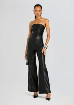 Zoe Vegan Leather Jumpsuit