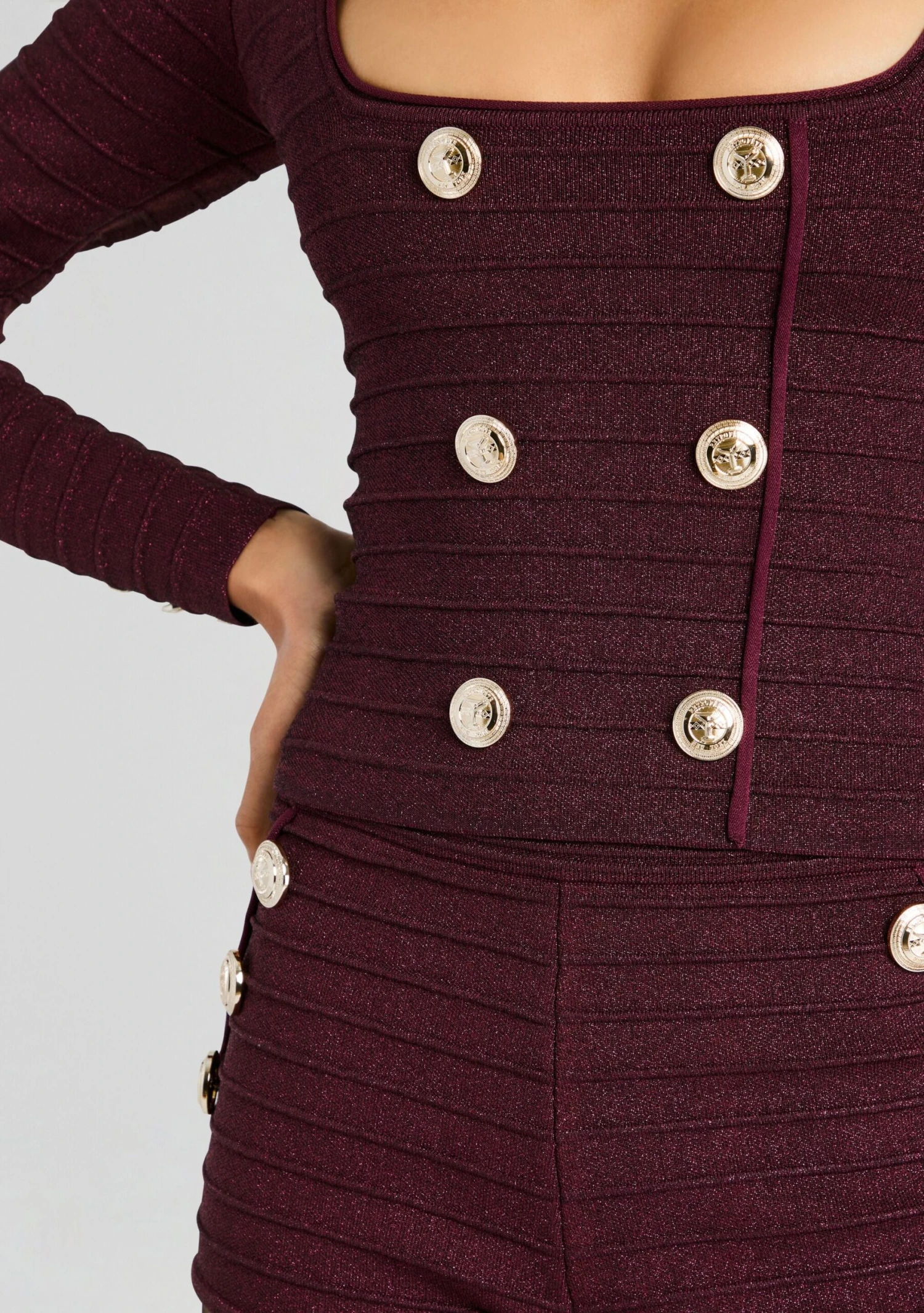 Clemence Bandage Knit Top 2 Clemence Bandage Knit Top - Image 2