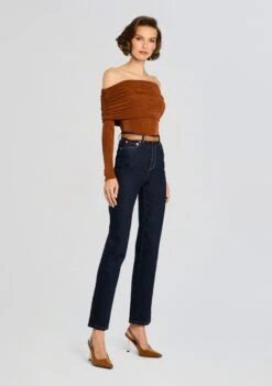 Nora Top 7 Nora Top -Retrofete Clothing Shop Ecommerce Crop 24 10 08 NoraTop Toffee 0036 ECOMM