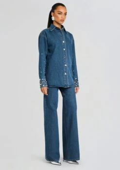 Diletta Crystal Shacket -Retrofete Clothing Shop Ecommerce Crop 24 10 09 DilettaCrystalShacket JennaCrystalJean MontanaCrystal 0076 ECOMM 976c9809 f94d 42e4 8db4 12dcaade02ee