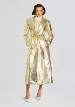 Kada Leather Jacket -Retrofete Clothing Shop Ecommerce Crop 24 10 28 KadaLeatherJacket KellenLeatherShort Gold White 0064 ECOMM