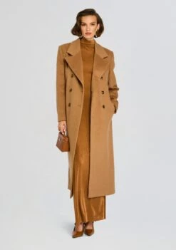 Leche Wool Coat -Retrofete Clothing Shop Ecommerce Crop 24 10 28 LecheWoolCoat Camel 0007 ECOMM