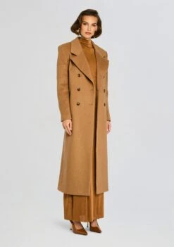 Leche Wool Coat -Retrofete Clothing Shop Ecommerce Crop 24 10 28 LecheWoolCoat Camel 0021 ECOMM