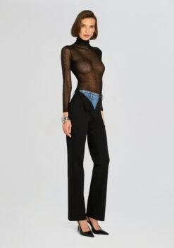 Natalie Pant 7 Natalie Pant -Retrofete Clothing Shop Ecommerce Crop 24 10 29 NataliePant Black Denim 0049 ECOMM