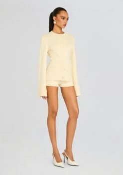 Messa Short -Retrofete Clothing Shop Ecommerce Crop 24 10 29 TiraCardigan MessaShort Eggshell 0060 ECOMM f57fc362 a3dc 4191 901d be15ed3df289