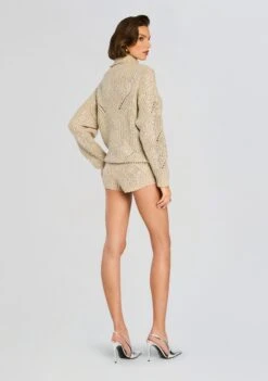 Camden Embellished Sweater 10 Camden Embellished Sweater -Retrofete Clothing Shop Ecommerce Crop 24 10 30 CamdenEmbellishedSweater LolaEmbellishedShort Latte Silver 0049 ECOMM