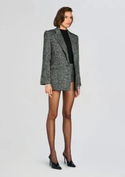 Cecilia Blazer 7 Cecilia Blazer -Retrofete Clothing Shop Ecommerce Crop 24 10 30 CeciliaWoolBlazer ElleryWoolShort Charcoal Grey 0053 ECOMM