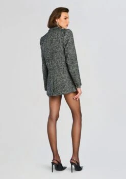 Cecilia Blazer 8 Cecilia Blazer -Retrofete Clothing Shop Ecommerce Crop 24 10 30 CeciliaWoolBlazer ElleryWoolShort Charcoal Grey 0058 ECOMM