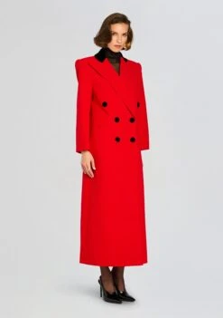 Constance Coat -Retrofete Clothing Shop Ecommerce Crop 24 10 30 ConstanceJacket Cardinal 0040 ECOMM