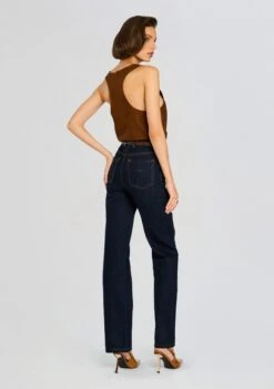 Elizabeth Suede Tank Top 8 Elizabeth Suede Tank Top -Retrofete Clothing Shop Ecommerce Crop 24 10 30 ElizabethSuedeTankTop Toffee 0003 ECOMM