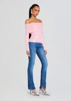 Jourdana Sequin Knit Top -Retrofete Clothing Shop Ecommerce Crop 24 11 14 JourdanaTop EarlRose 0042 ECOMM