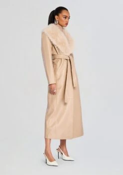 Kieran Trench Coat -Retrofete Clothing Shop Ecommerce Crop 24 11 14 KieranTrenchCoat NandieLeatherSkirt Latte 0099 ECOMM a2bb1701 fc3d 4e3b 8181 a10214c4b1a8