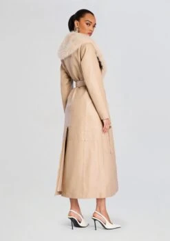Kieran Trench Coat -Retrofete Clothing Shop Ecommerce Crop 24 11 14 KieranTrenchCoat NandieLeatherSkirt Latte 0108 ECOMM fc82bca8 3204 4e0e 8319 a9a9d87d1ad3