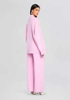 Carley Cardigan -Retrofete Clothing Shop Ecommerce Crop 24 11 15 CarleyCardigan EmelynPant BalletPink 0049 ECOMM