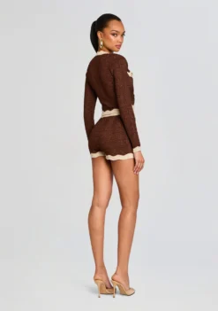 Dallys Knit Jacket 9 Dallys Knit Jacket -Retrofete Clothing Shop Ecommerce Crop 25 01 15 DallysKnitJacket KaitKnitShorts MtlcChestnutBone 0772 ECOMM scaled