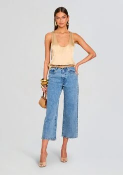 Kirt Wide Leg Cropped Jeans -Retrofete Clothing Shop Ecommerce Crop 25 01 15 KirtWideLegCroppedJeans Lakeside 2680 ECOMM