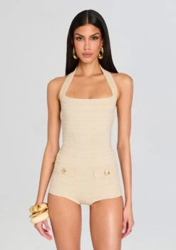 Fallyn Knit Romper -Retrofete Clothing Shop Ecommerce Crop 25 01 16 FallynKnitRomper MetallicBone 0032 ECOMM