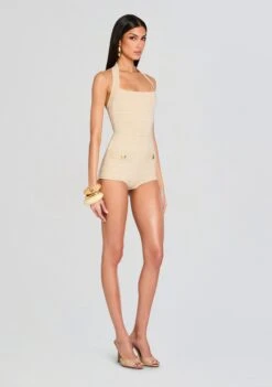 Fallyn Knit Romper -Retrofete Clothing Shop Ecommerce Crop 25 01 16 FallynKnitRomper MetallicBone 0036 ECOMM