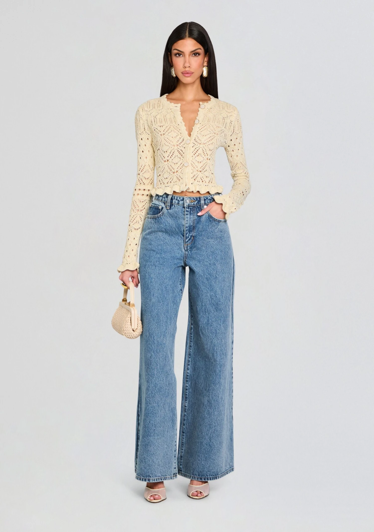 Lena Ultra Wide Leg Jean 5 Lena Ultra Wide Leg Jean - Image 5