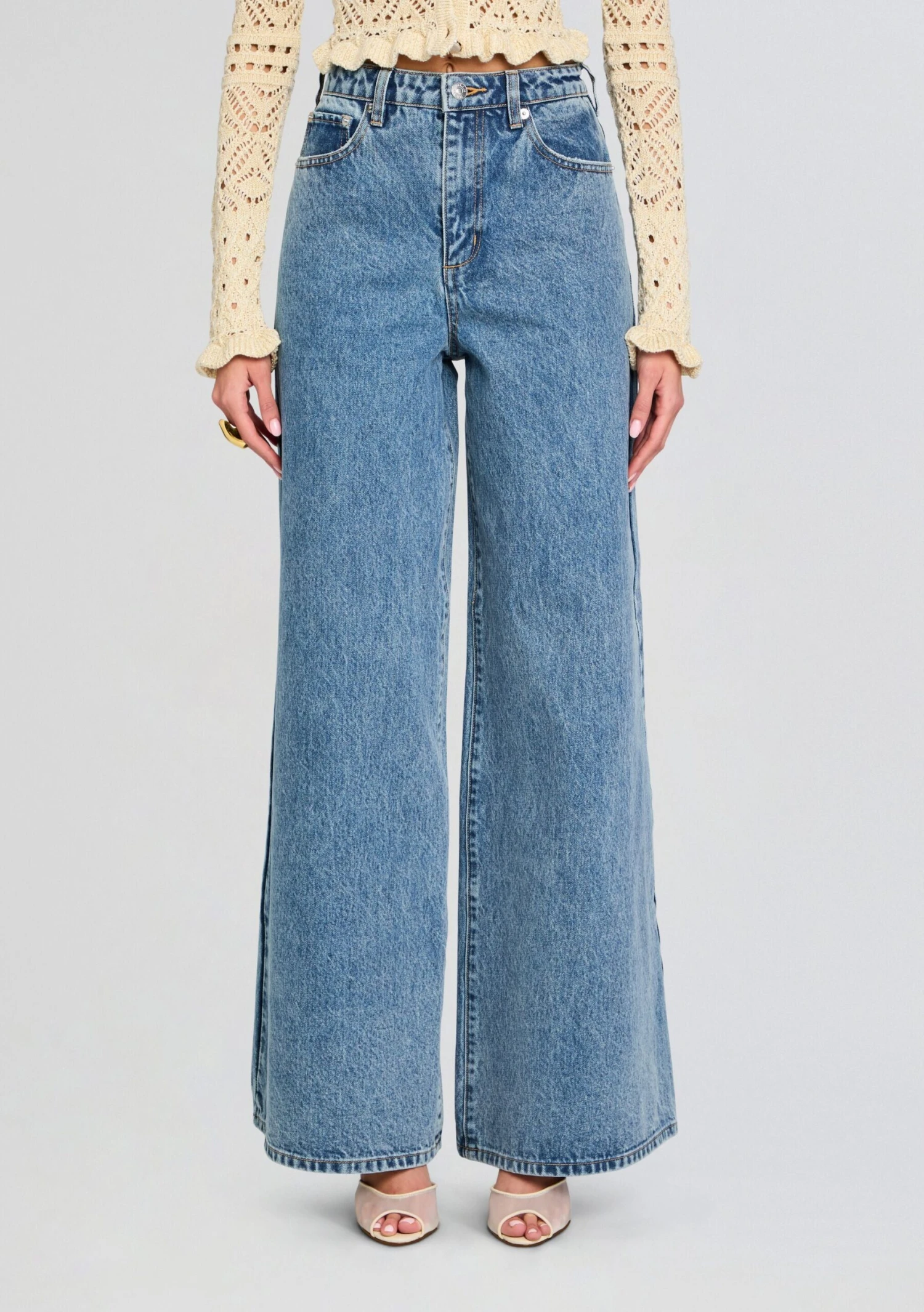 Lena Ultra Wide Leg Jean 1 Lena Ultra Wide Leg Jean