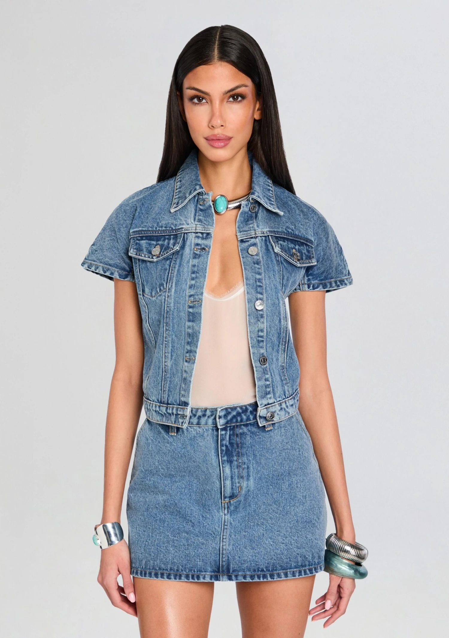 Magda Cap Sleeve Jacket 1 Magda Cap Sleeve Jacket