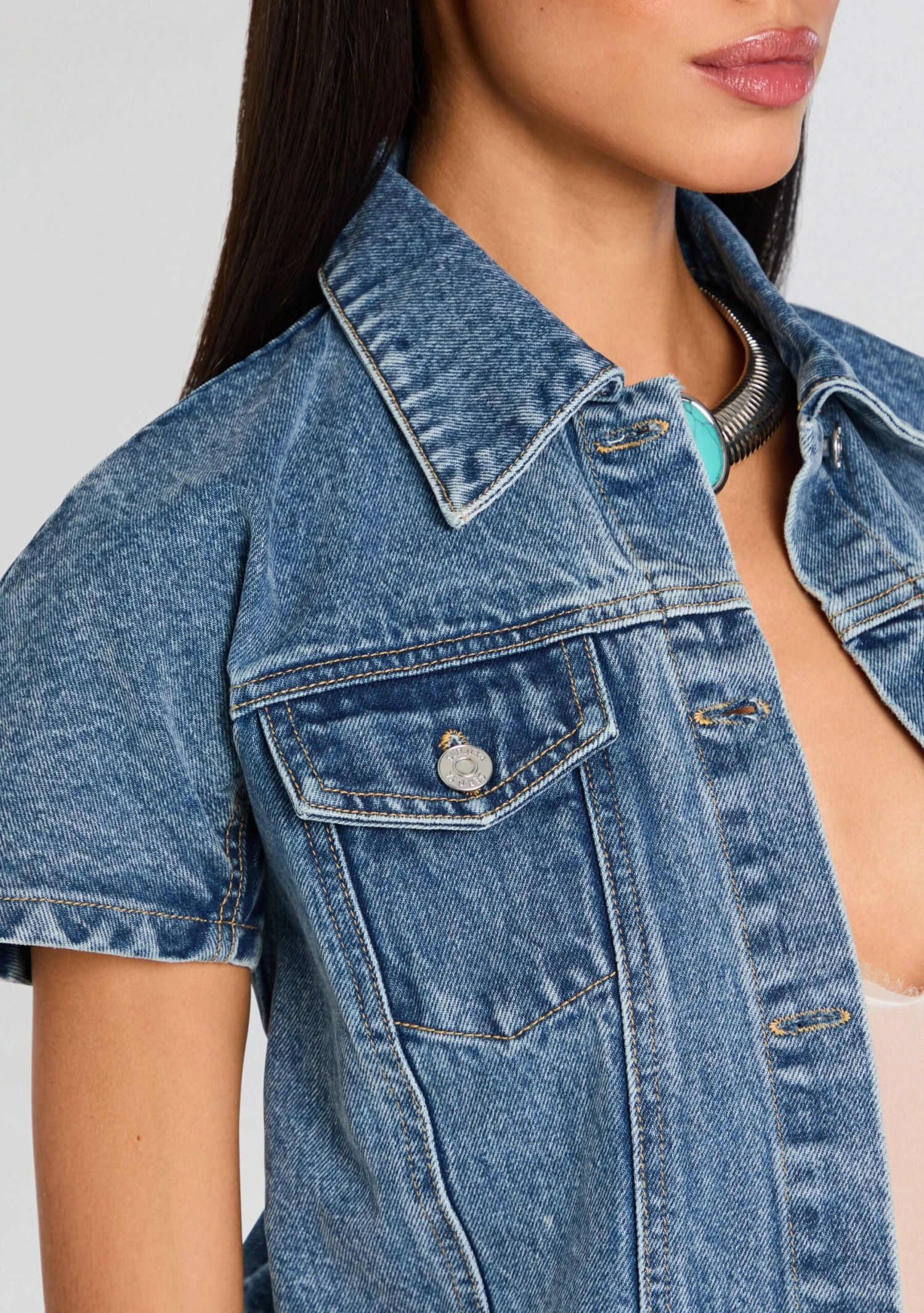 Magda Cap Sleeve Jacket 2 Magda Cap Sleeve Jacket - Image 2