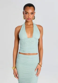 Bimini Mesh Halter Top