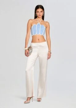 Lenny Top -Retrofete Clothing Shop Ecommerce Crop 25 05 07 LENNYTOP BLUEMELANGE 0005 ECOMM