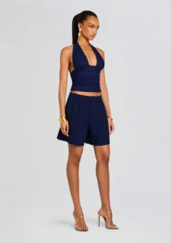 Elara Short 7 Elara Short -Retrofete Clothing Shop Ecommerce Crop 25 05 08 BiminiMeshHalterTop ElaraShort Navy 0052 ECOMM ee6a5b21 50c1 45bd bcb8 9b2936103be2 scaled