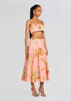 Dhun Bustier Top -Retrofete Clothing Shop Ecommerce Crop 25 05 08 DHUNBUSTIERTOP MIDISKIRT MULTI 0049 ECOMM