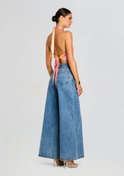 Jamie Silk Top -Retrofete Clothing Shop Ecommerce Crop 25 05 08 JamieTop ContourBrushstroke 0048 ECOMM