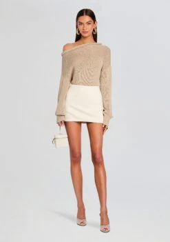 Celeste Skirt -Retrofete Clothing Shop Ecommerce Crop 25 05 19 Celeste Skirt Eggshell 1132 ECOMM