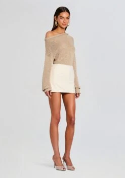 Celeste Skirt -Retrofete Clothing Shop Ecommerce Crop 25 05 19 Celeste Skirt Eggshell 1160 ECOMM