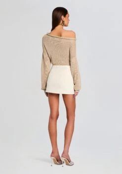 Celeste Skirt -Retrofete Clothing Shop Ecommerce Crop 25 05 19 Celeste Skirt Eggshell 1167 ECOMM