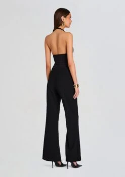 Pin Tuck Palazzo Pant -Retrofete Clothing Shop Ecommerce Crop 25 06 11 BambooHalterBodysuit PinTuckPalazzoPants Black 0065 ECOMM a9abc9b3 ea1f 45e9 917e 691b5b9e912e