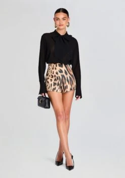 Marie Shorts -Retrofete Clothing Shop Ecommerce Crop 25 06 11 MarieShorts MeltingAnimalPrint 0031 ECOMM