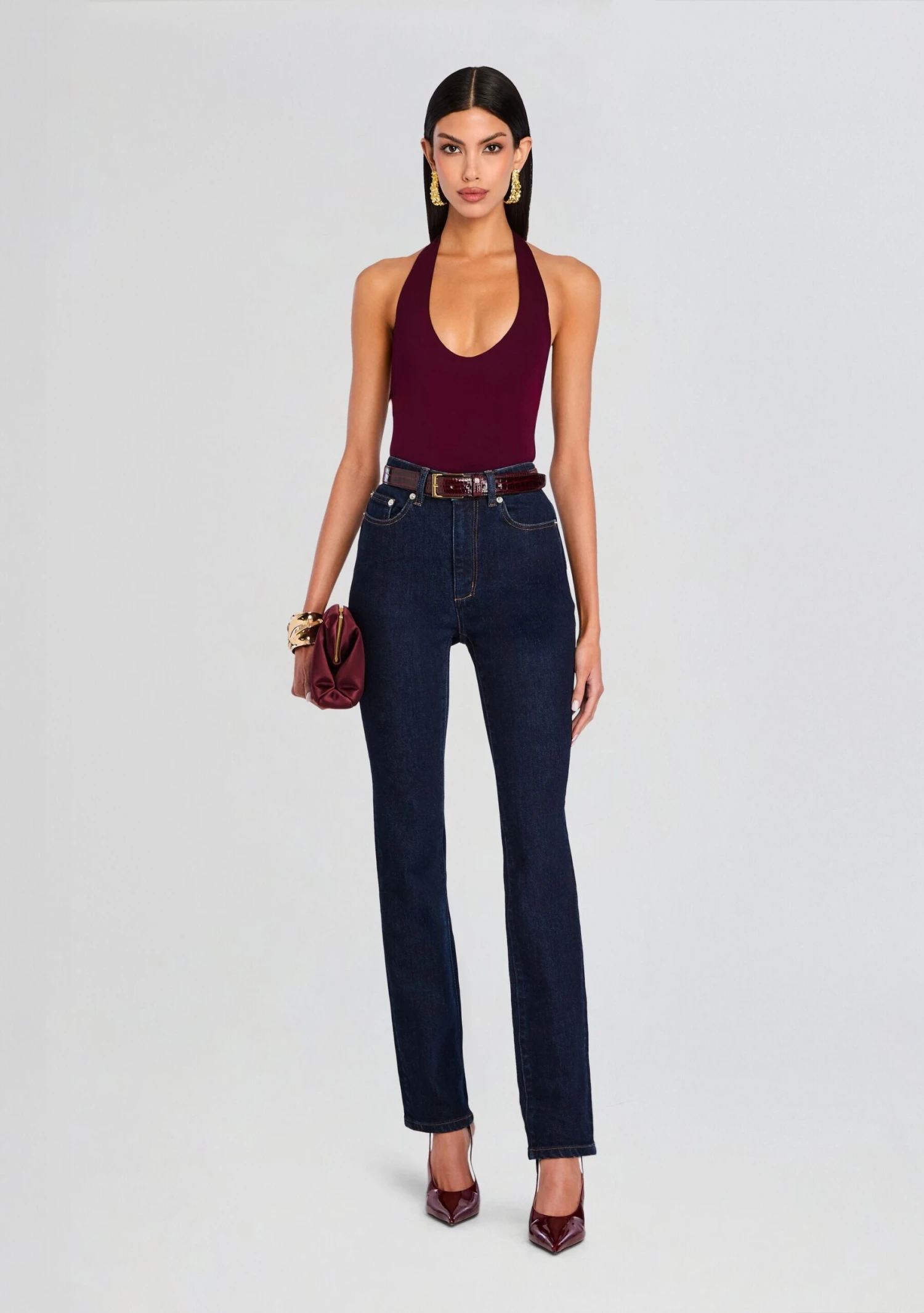 Bamboo Halter Bodysuit 5 Bamboo Halter Bodysuit - Image 5