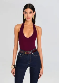 Bamboo Halter Bodysuit