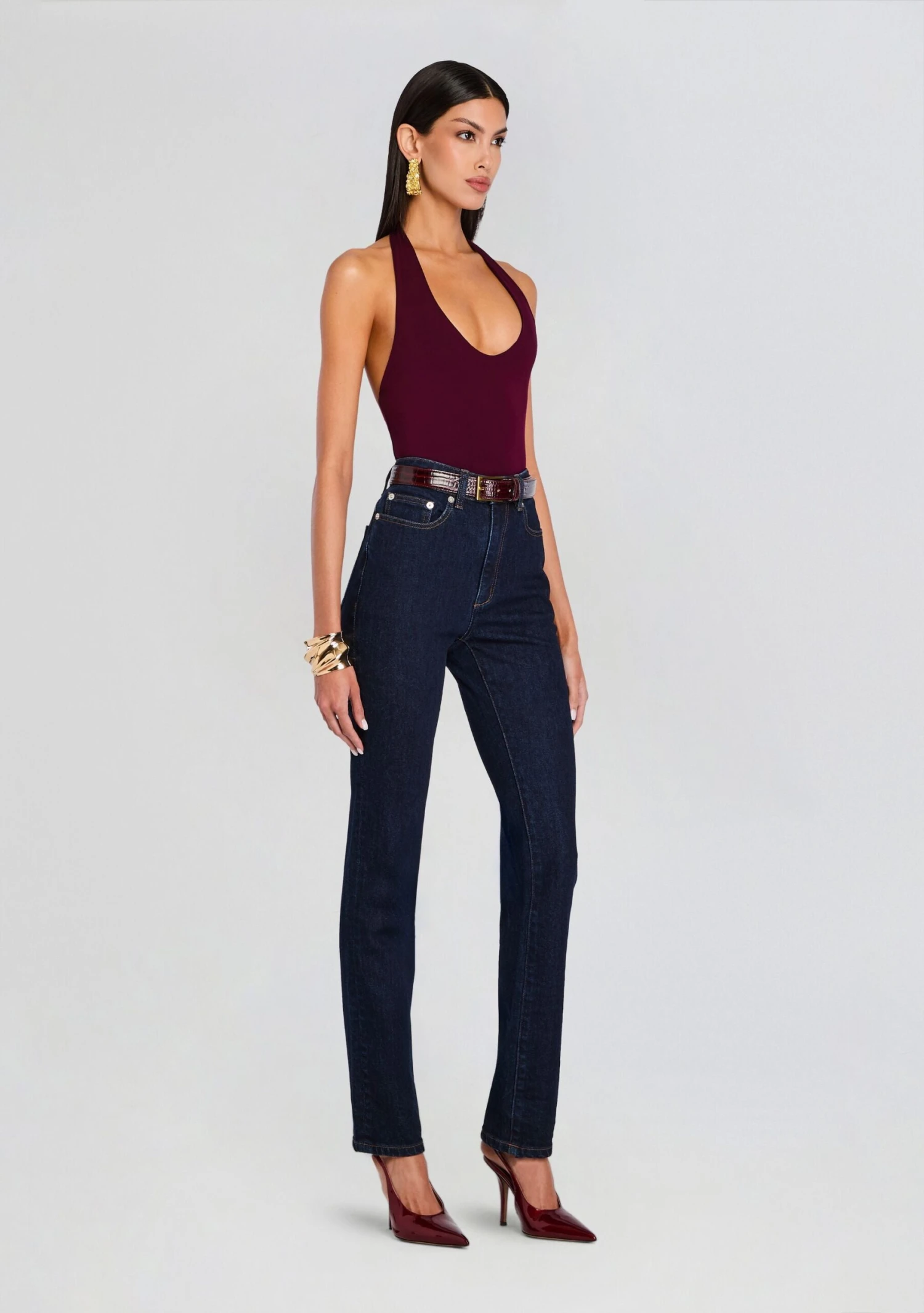 Bamboo Halter Bodysuit 3 Bamboo Halter Bodysuit - Image 3