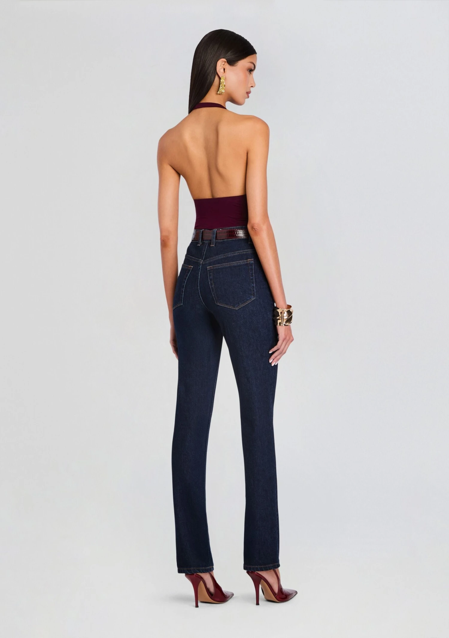 Bamboo Halter Bodysuit 4 Bamboo Halter Bodysuit - Image 4