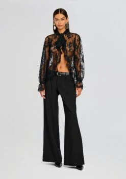 Tamsin Lace Blouse -Retrofete Clothing Shop Ecommerce Crop 25 08 14 TamsinLaceBlouse Black 0021 ECOMM