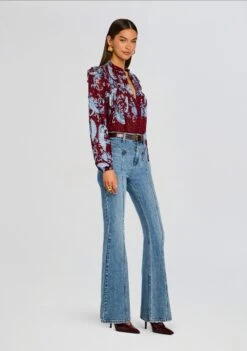 Hiba Top -Retrofete Clothing Shop Ecommerce Crop 25 08 19 HIBATOP MERLOT 0281 ECOMM