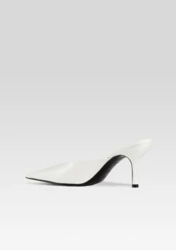 Daphne Leather Mule 9 Daphne Leather Mule -Retrofete Clothing Shop Ecommerce Crop DaphneMule White 3 ECOMM