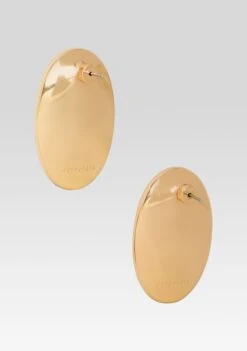 Salma Earrings -Retrofete Clothing Shop Ecommerce Crop FW25 SALMAEARRINGS GOLDCLEAR 377 ECOMM