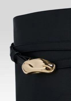 Anastacia Knee High Boot -Retrofete Clothing Shop Ecommerce Crop HL25 AnastaciaKneeHighBoot Black 426 ECOMM 1